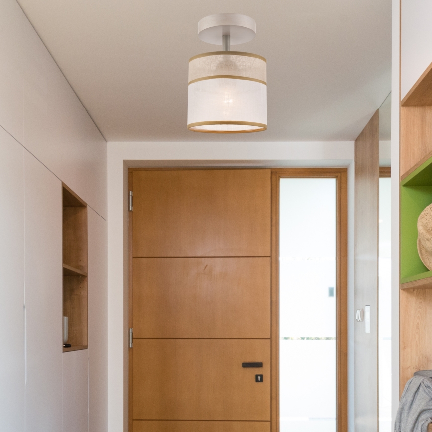 Απλίκα οροφής ANDREA 1xE27/60W/230V οξιά