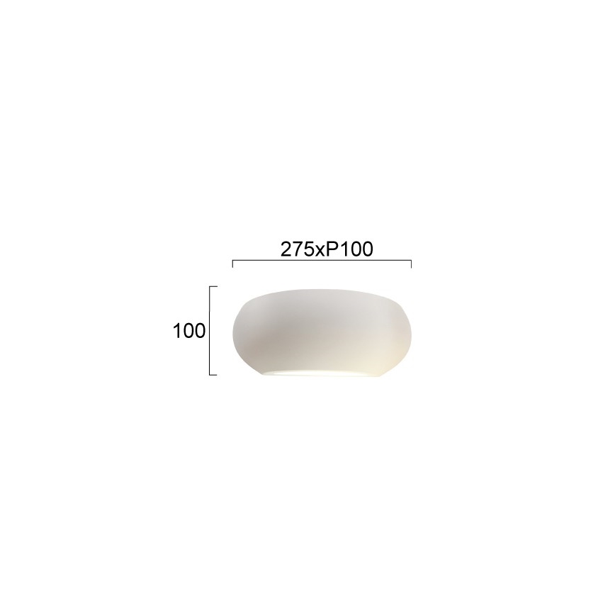 Επιτοίχιο φωτιστικό ANITA 1xE27/20W/230V λευκό