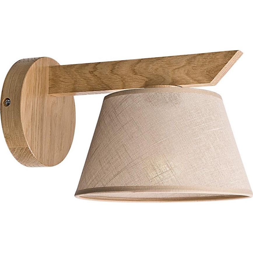 Επιτοίχιο φωτιστικό ANTONIO 1xE14/40W/230V δρυς