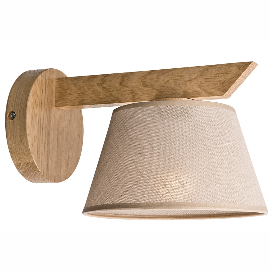 Επιτοίχιο φωτιστικό ANTONIO 1xE14/40W/230V δρυς