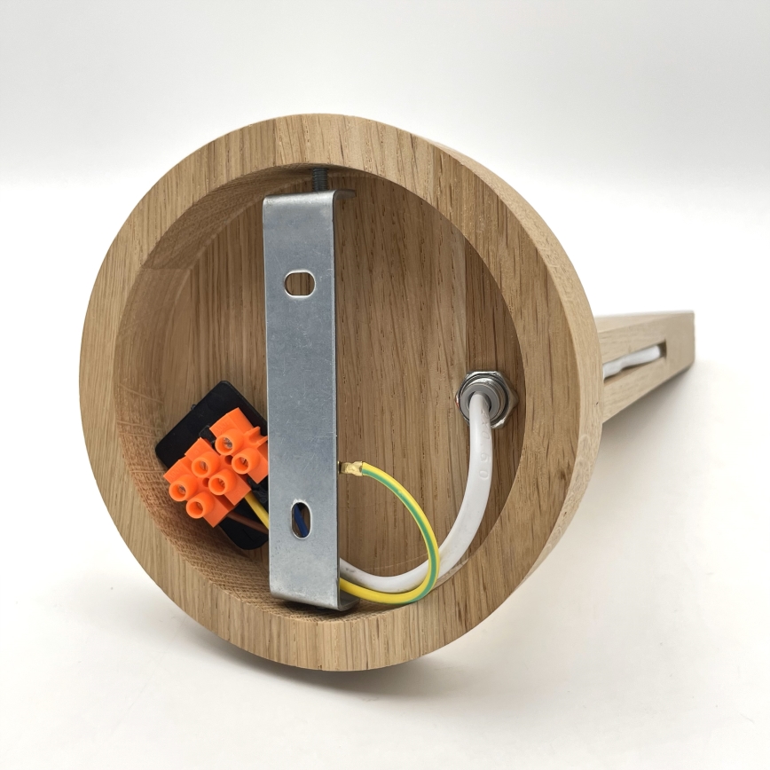 Επιτοίχιο φωτιστικό ANTONIO 1xE14/40W/230V δρυς