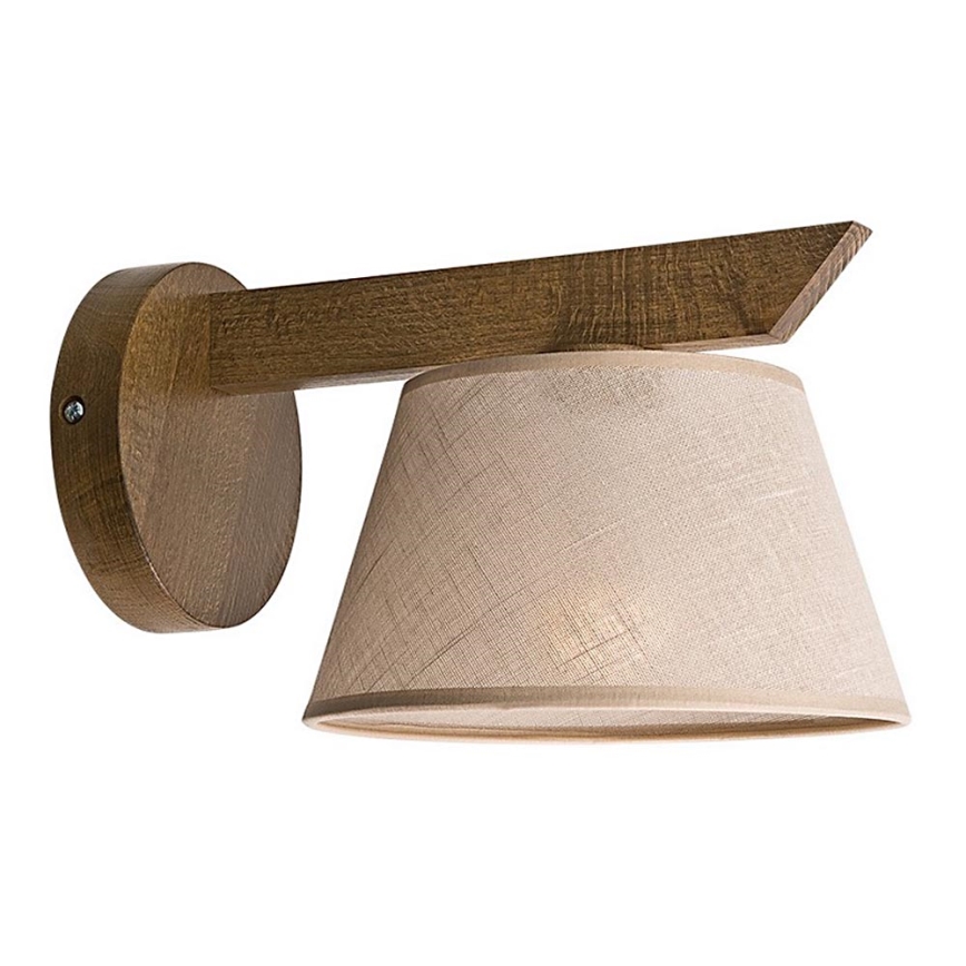 Επιτοίχιο φωτιστικό ANTONIO 1xE14/40W/230V οξιά