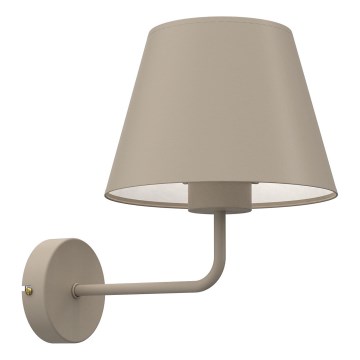 Επιτοίχιο φωτιστικό ARDEN 1xE27/15W/230V μπεζ