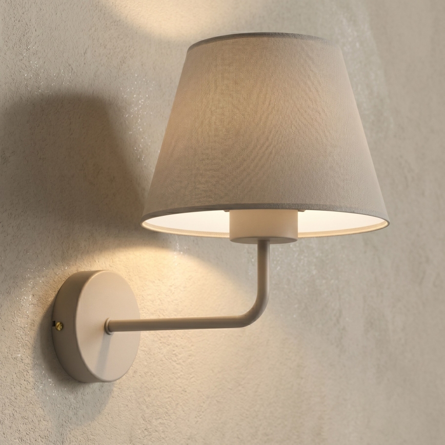 Επιτοίχιο φωτιστικό ARDEN 1xE27/15W/230V μπεζ