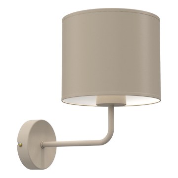 Επιτοίχιο φωτιστικό ARDEN 1xE27/15W/230V μπεζ