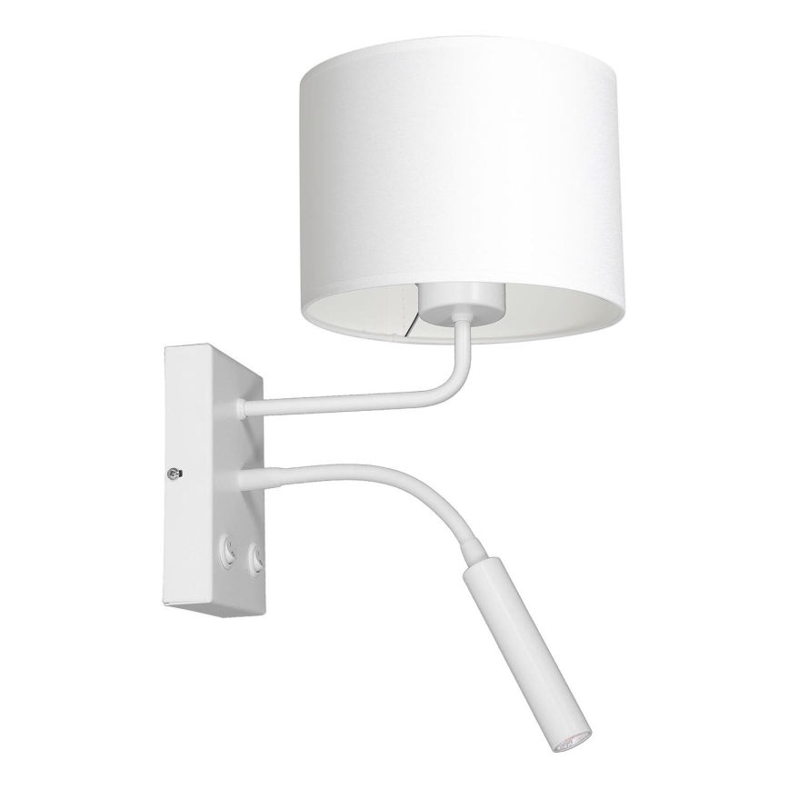 Επιτοίχιο φωτιστικό ARDEN 1xE27/60W+1xG9/8W/230V λευκό