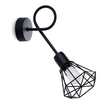 Επιτοίχιο φωτιστικό ARTEMIS 1xE14/40W/230V μαύρο