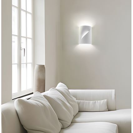 Επιτοίχιο φωτιστικό BLANC 2xE14/10W/230V λευκό