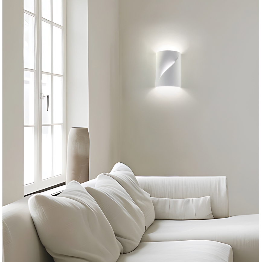 Επιτοίχιο φωτιστικό BLANC 2xE14/10W/230V λευκό