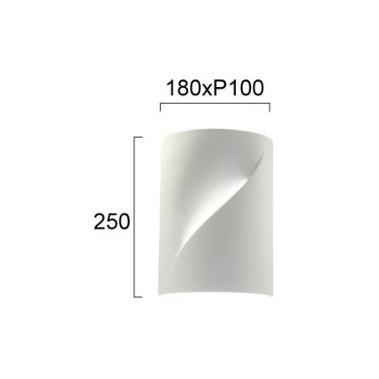 Επιτοίχιο φωτιστικό BLANC 2xE14/10W/230V λευκό