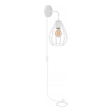 Επιτοίχιο φωτιστικό BRYLANT 1xE27/60W/230V λευκό