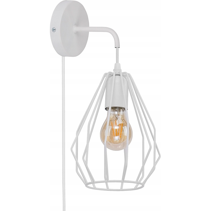 Επιτοίχιο φωτιστικό BRYLANT 1xE27/60W/230V λευκό