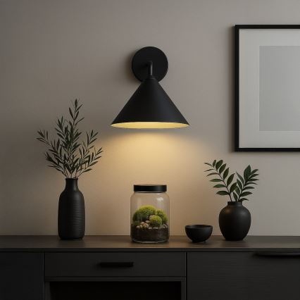 Επιτοίχιο φωτιστικό CAPITAL 1xGX53/15W/230V μαύρο