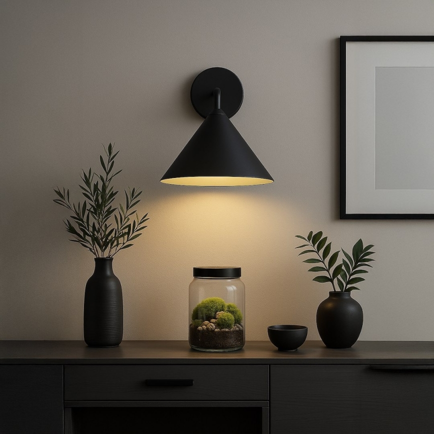 Επιτοίχιο φωτιστικό CAPITAL 1xGX53/15W/230V μαύρο