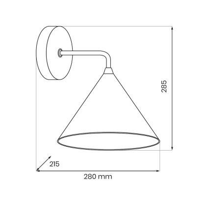 Επιτοίχιο φωτιστικό CAPITAL 1xGX53/15W/230V μπλε