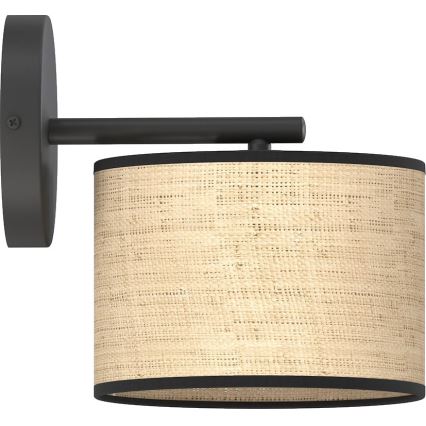 Επιτοίχιο φωτιστικό ECO 1xE27/15W/230V μπεζ/ρατάν