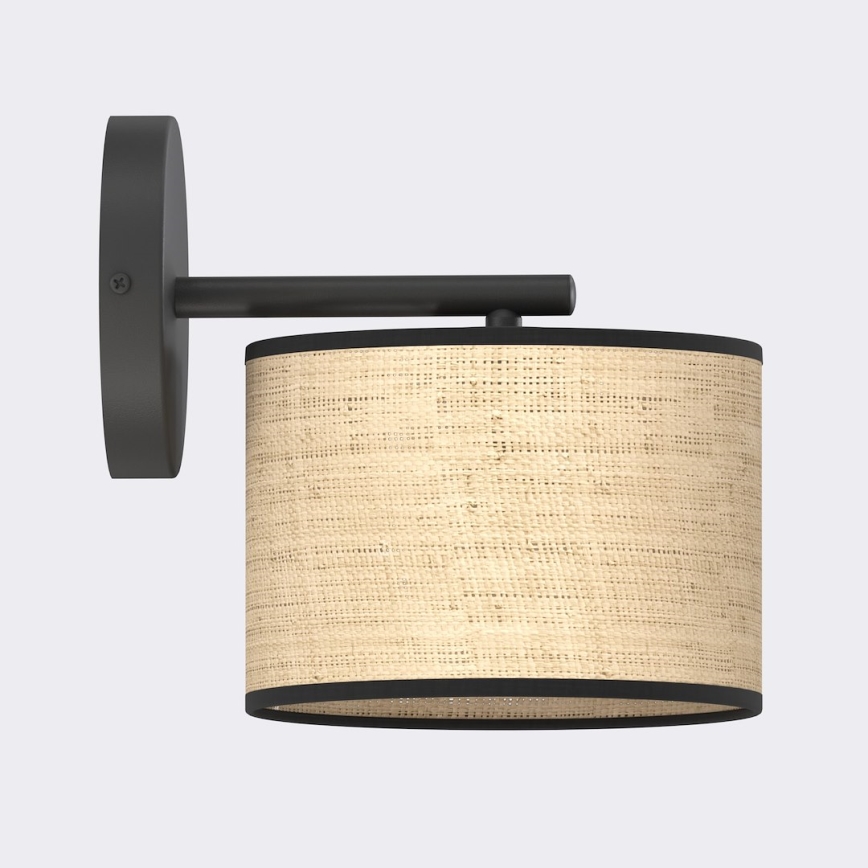 Επιτοίχιο φωτιστικό ECO 1xE27/15W/230V μπεζ/ρατάν