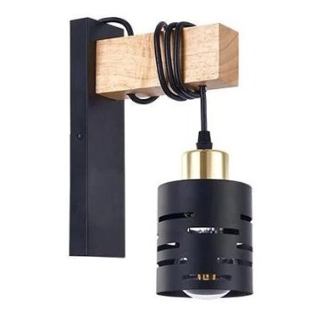 Επιτοίχιο φωτιστικό ELEN 1xE27/35W/230V μαύρο/χρυσό/καφέ
