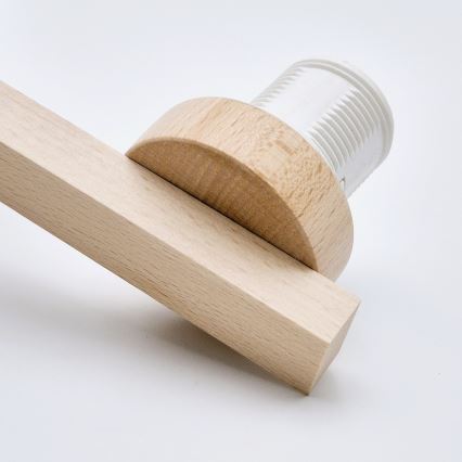 Επιτοίχιο φωτιστικό ELLIE 1xE27/60W/230V οξιά