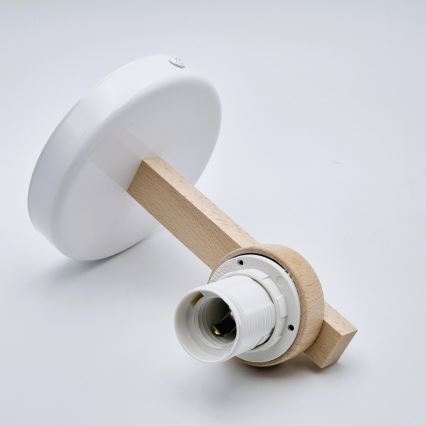 Επιτοίχιο φωτιστικό ELLIE 1xE27/60W/230V οξιά