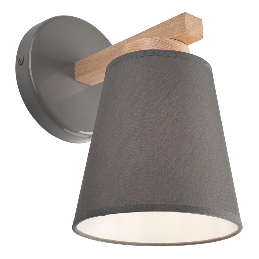 Επιτοίχιο φωτιστικό ELLIE 1xE27/60W/230V οξιά