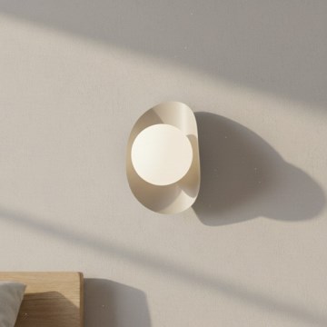 Επιτοίχιο φωτιστικό FIERO 1xG9/8W/230V σε μπεζ απόχρωση