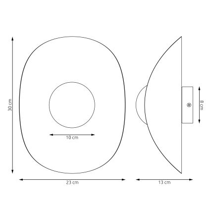 Επιτοίχιο φωτιστικό FIERO 1xG9/8W/230V γκρι