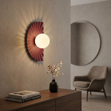 Επιτοίχιο φωτιστικό FLORA 1xG9/8W/230V κόκκινο