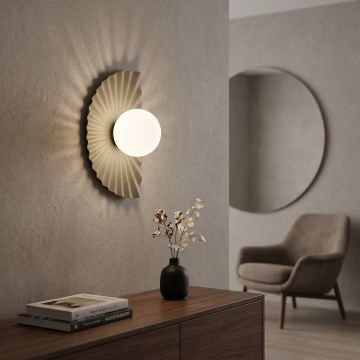 Επιτοίχιο φωτιστικό FLORA 1xG9/8W/230V μπεζ