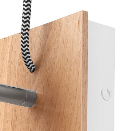 Επιτοίχιο φωτιστικό GUSTAVO 1xE27/60W/230V οξιά