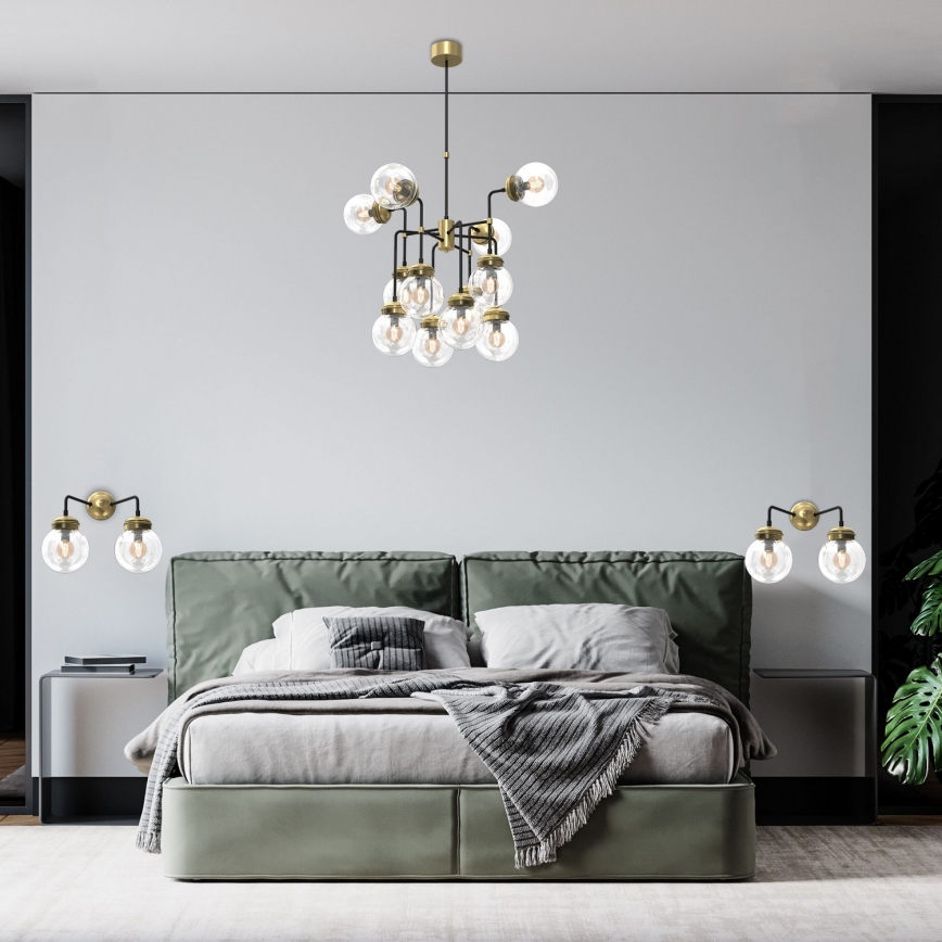 Επιτοίχιο φωτιστικό HYDRO 2 2xE14/60W/230V