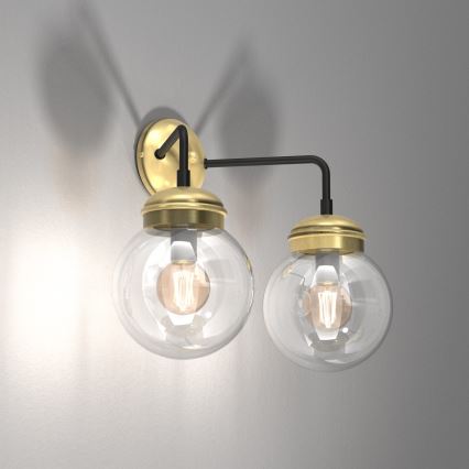 Επιτοίχιο φωτιστικό HYDRO 2 2xE14/60W/230V