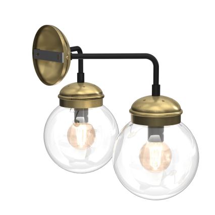 Επιτοίχιο φωτιστικό HYDRO 2 2xE14/60W/230V