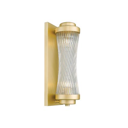 Επιτοίχιο φωτιστικό KAROLINA 2xE14/40W/230V, χρυσό