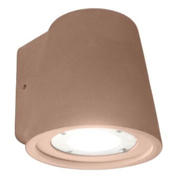 Επιτοίχιο φωτιστικό KIARA 1xGU10/10W/230V καφέ