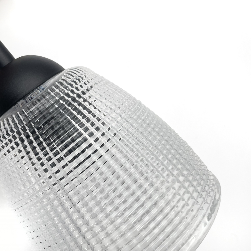 Επιτοίχιο φωτιστικό LEANDRA 1xE27/15W/230V δρυς/μαύρο