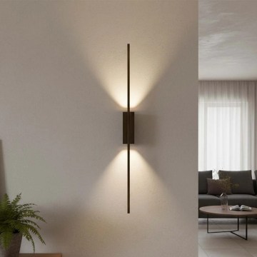 Επιτοίχιο φωτιστικό LED AISHA LED/12W/230V 4000K 80 cm μαύρο