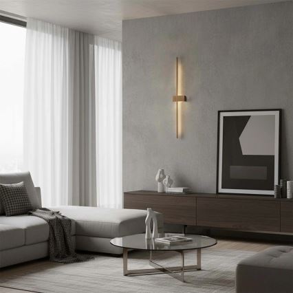 Επιτοίχιο φωτιστικό LED AISHA LED/12W/230V 4000K 80 cm χρυσό