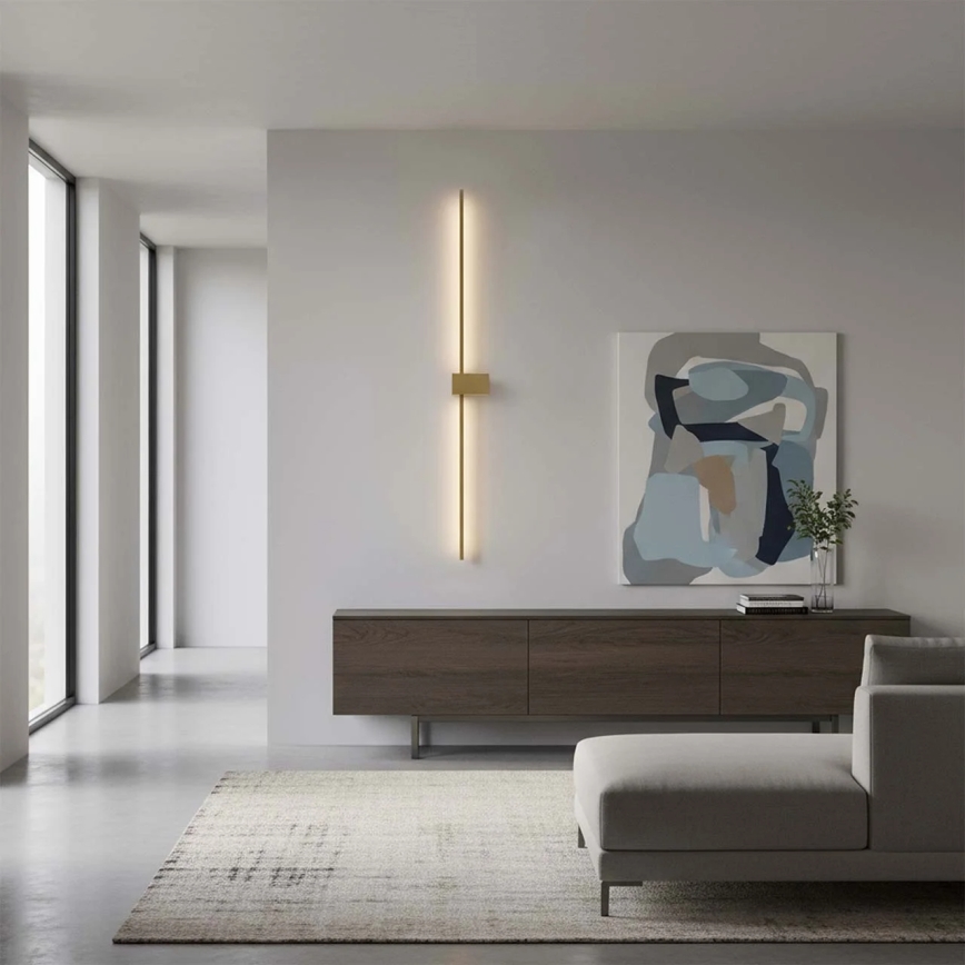 Επιτοίχιο φωτιστικό LED AISHA LED/20W/230V 4000K 120 cm χρυσό