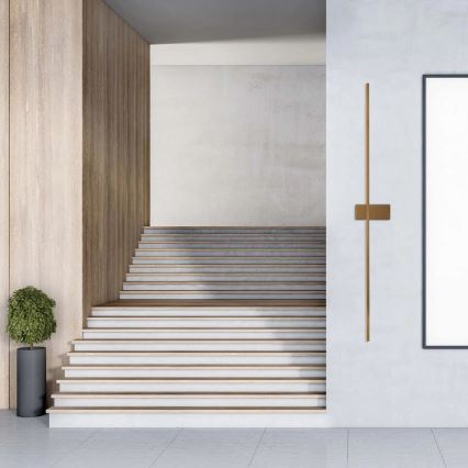 Επιτοίχιο φωτιστικό LED AISHA LED/20W/230V 4000K 120 cm χρυσό