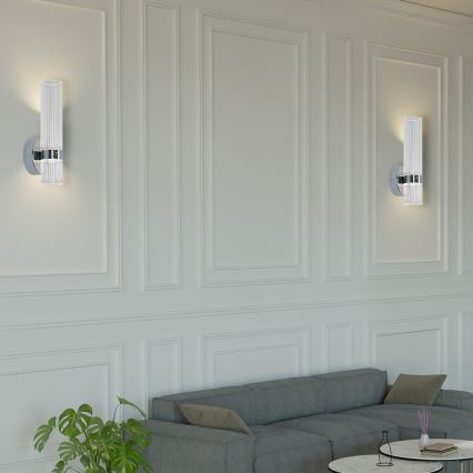 Επιτοίχιο φωτιστικό LED AMBIENTE LED/6W/230V 3000/4000/6000K γυαλιστερό χρώμιο