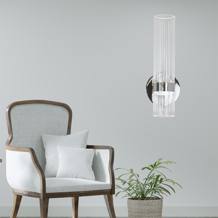 Επιτοίχιο φωτιστικό LED AMBIENTE LED/6W/230V 3000/4000/6000K γυαλιστερό χρώμιο