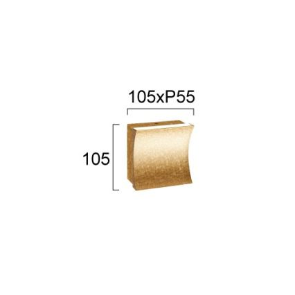 Επιτοίχιο φωτιστικό LED ARIELLA LED/8W/230V χρυσό