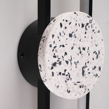 Επιτοίχιο φωτιστικό LED FLORENTYNA LED/24W/230V 4000K μαύρο/λευκό