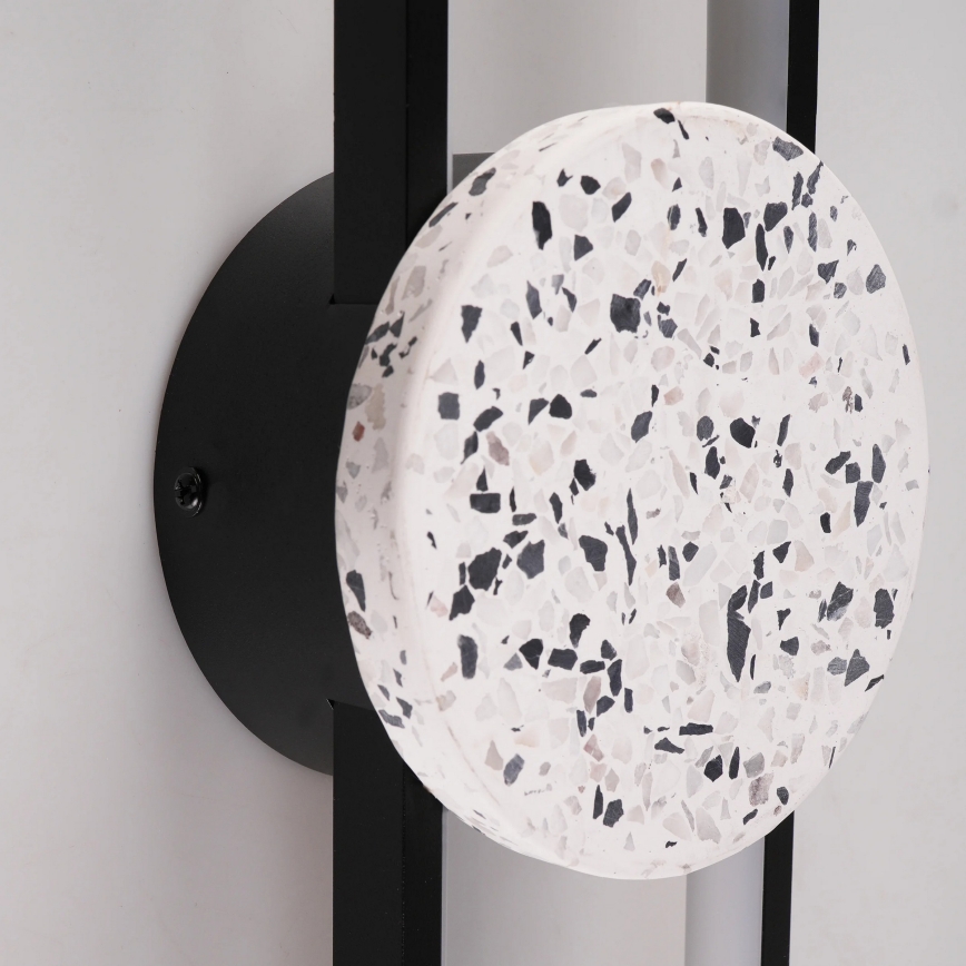 Επιτοίχιο φωτιστικό LED FLORENTYNA LED/24W/230V 4000K μαύρο/λευκό