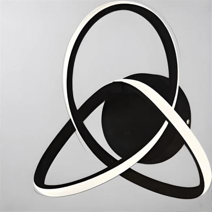 Επιτοίχιο φωτιστικό LED INDIGO LED/14W/230V μαύρο