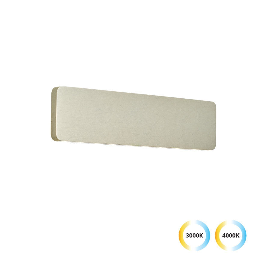 Επιτοίχιο φωτιστικό LED KELDA LED/12W/230V 3000K/4000K ασημένιο