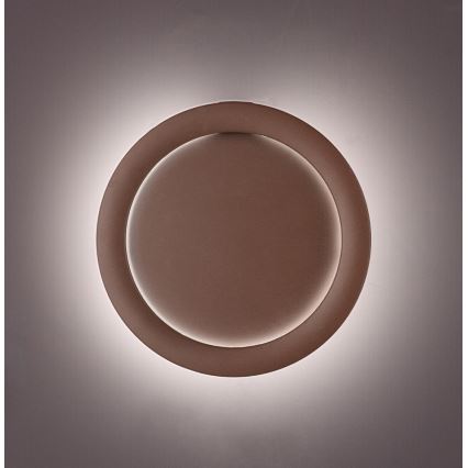 Επιτοίχιο φωτιστικό LED PALERMO LED/16W/230V καφέ