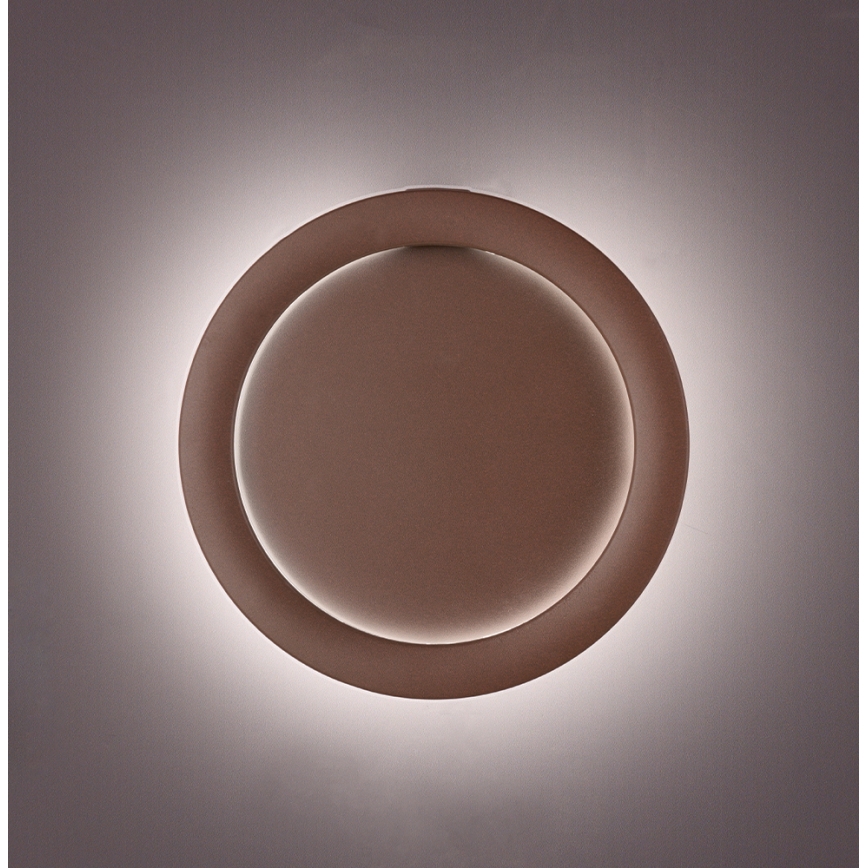 Επιτοίχιο φωτιστικό LED PALERMO LED/16W/230V καφέ