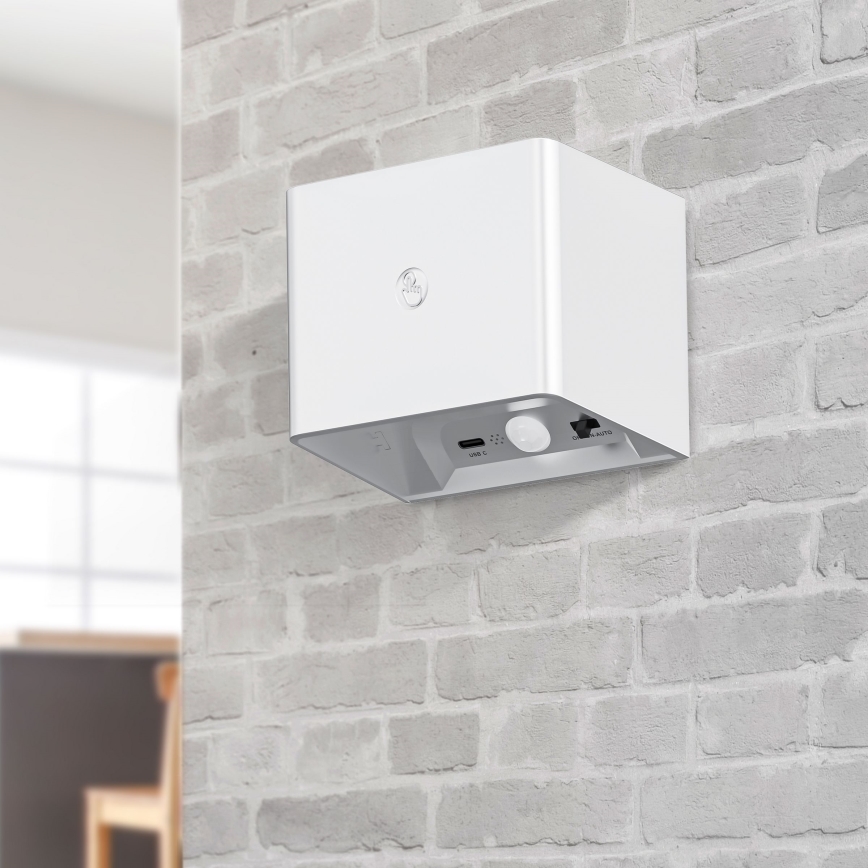 LED Dimming τοίχου αφής φωστικό με αισθητήρα MIRI LED/2,5W/3,7V 3000/4000/6400K 4000 mAh λευκό